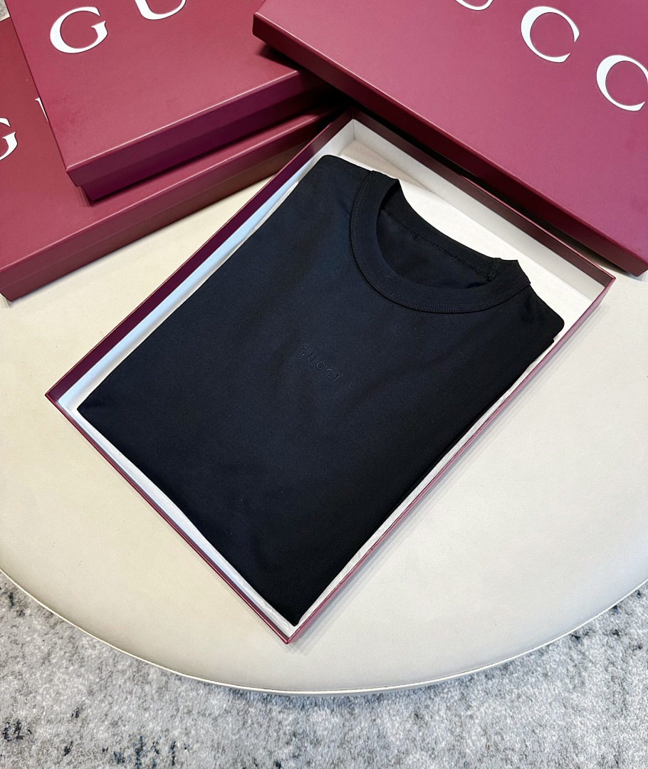 Gucci Red Blue Strap Embroidered T - Image 5