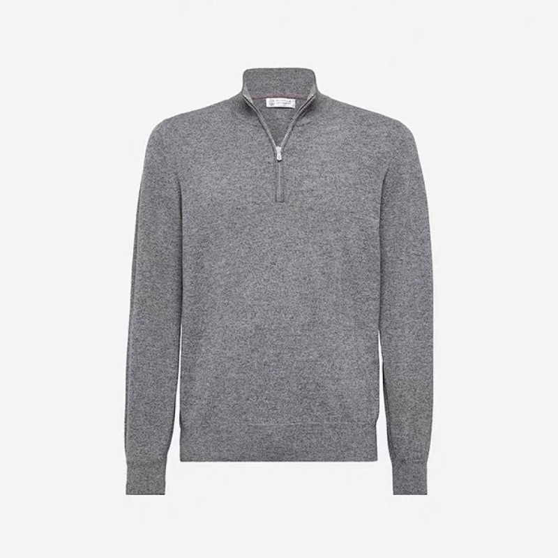 Unbranded Mountain Velvet Half Fleece (Grey)