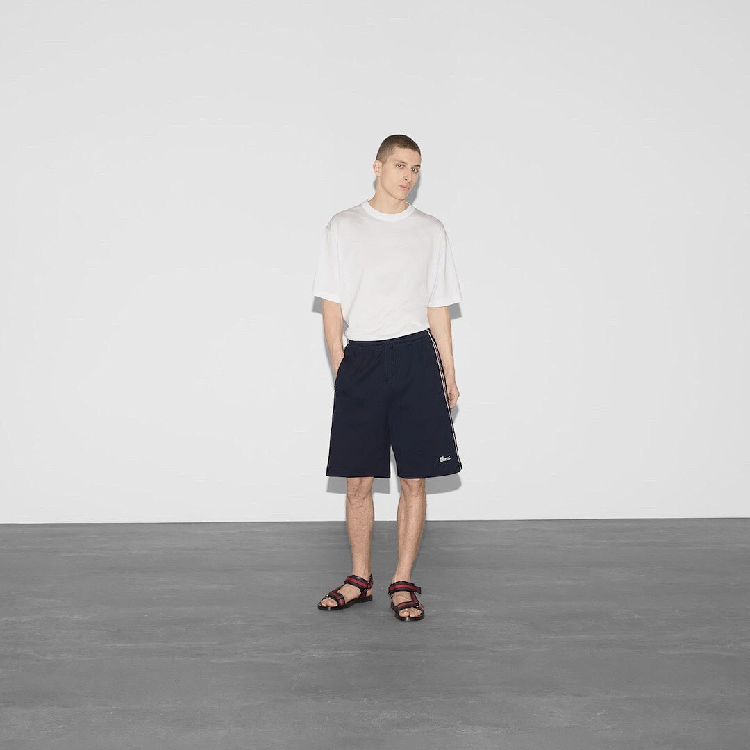 Gucci Red Striped Strap Short - Image 10
