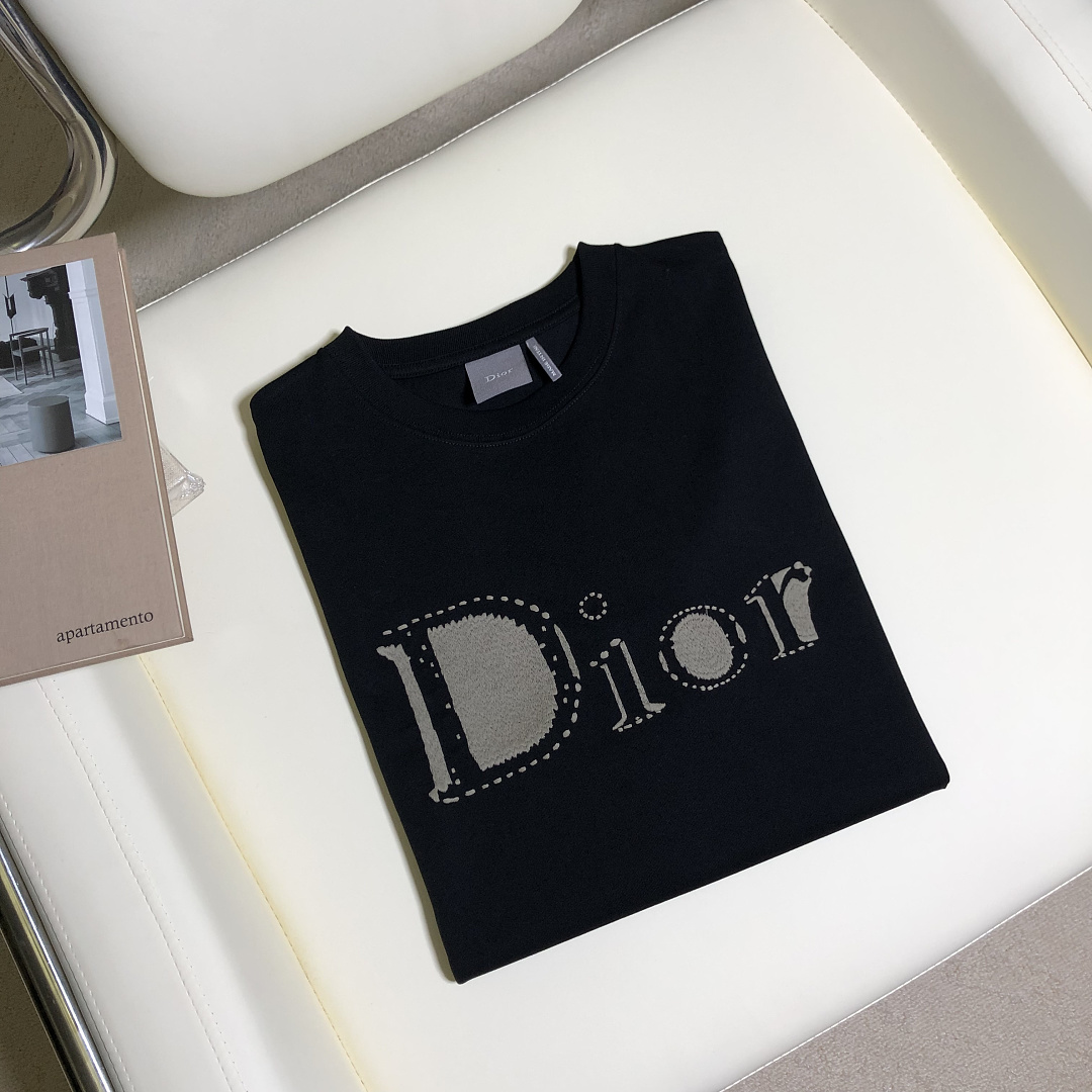 Unbranded Dr Big Embroidered T (Black) - Image 7