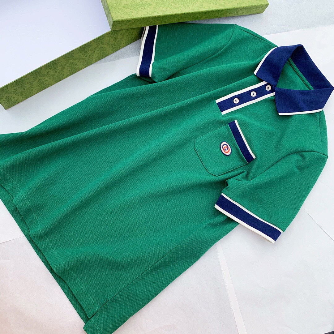 Ralph Lauren Green Blue White POLO - Image 3