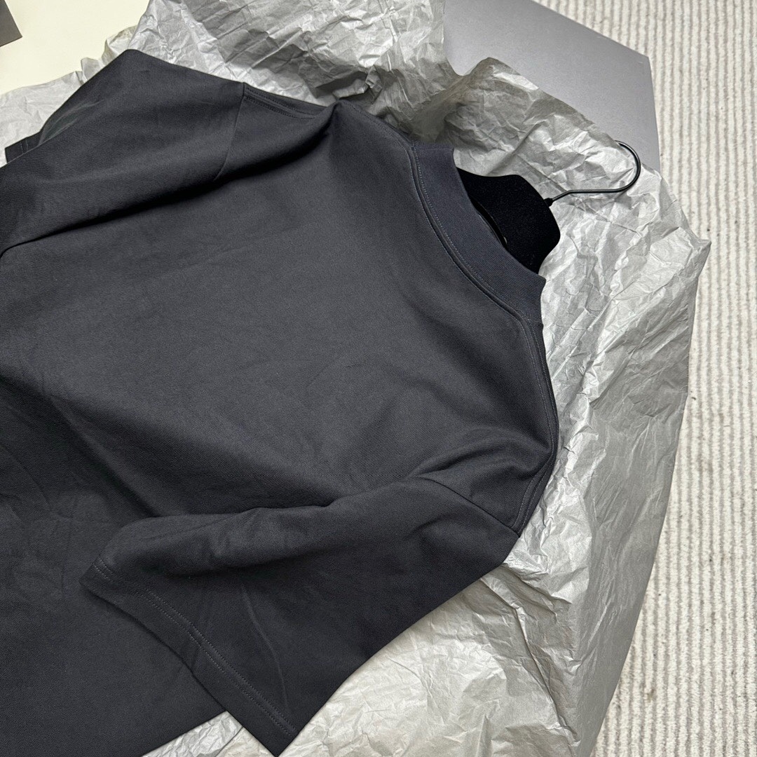 Balenciaga Short Sleeve (Washed Black) - Image 7