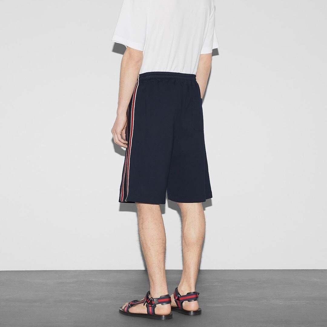 Gucci Red Striped Strap Short - Image 13