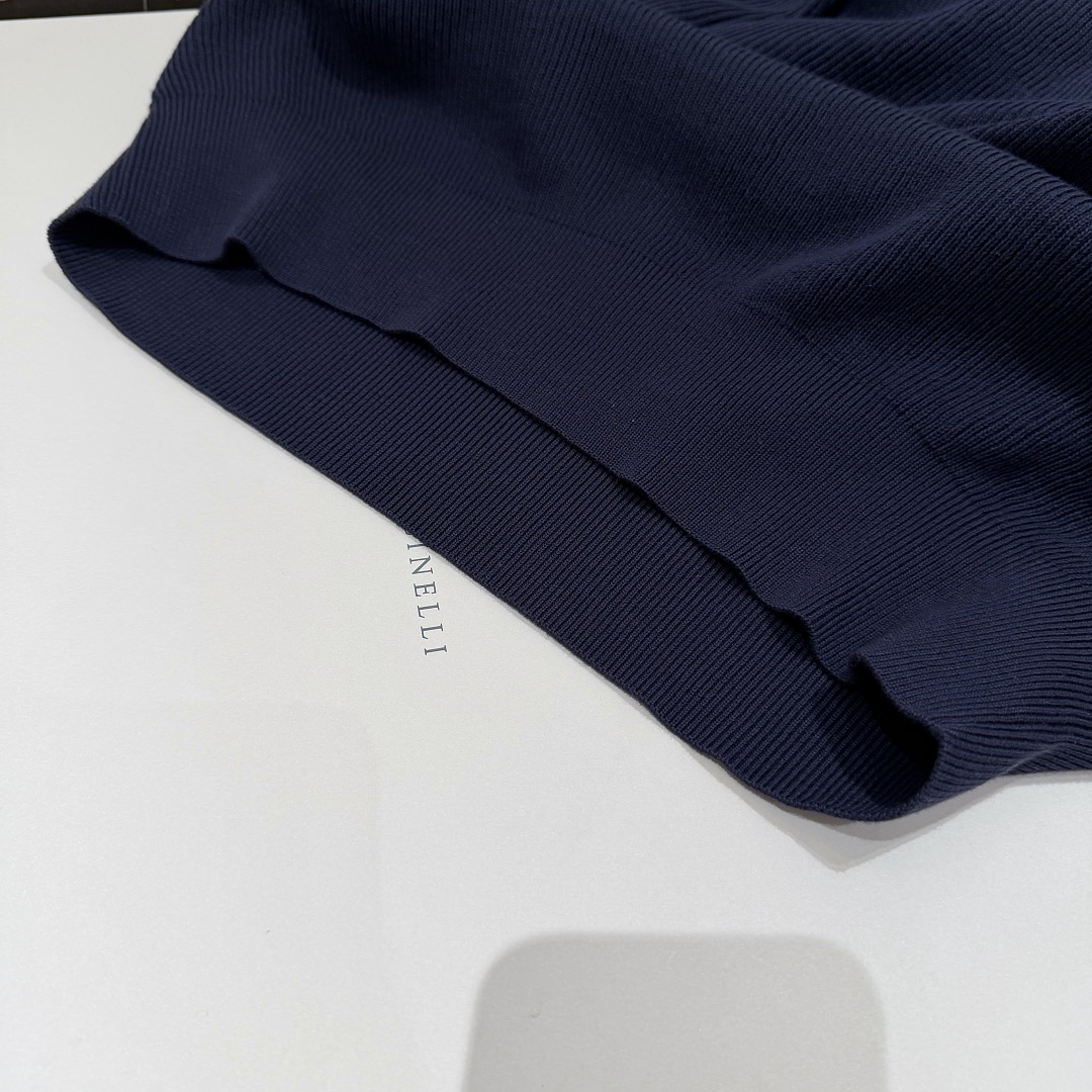 Ralph Lauren Deep Blue Striped Long Sleeved Polo Shirt - Image 11