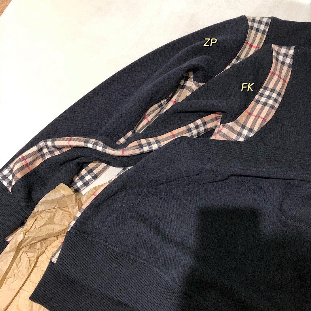 Burberry 349 BR Patchwork Plaid (Black) - Image 8