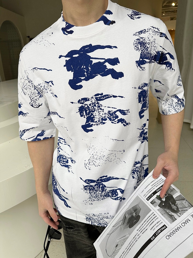 Burberry Water Ink Short Sleeve - Image 19