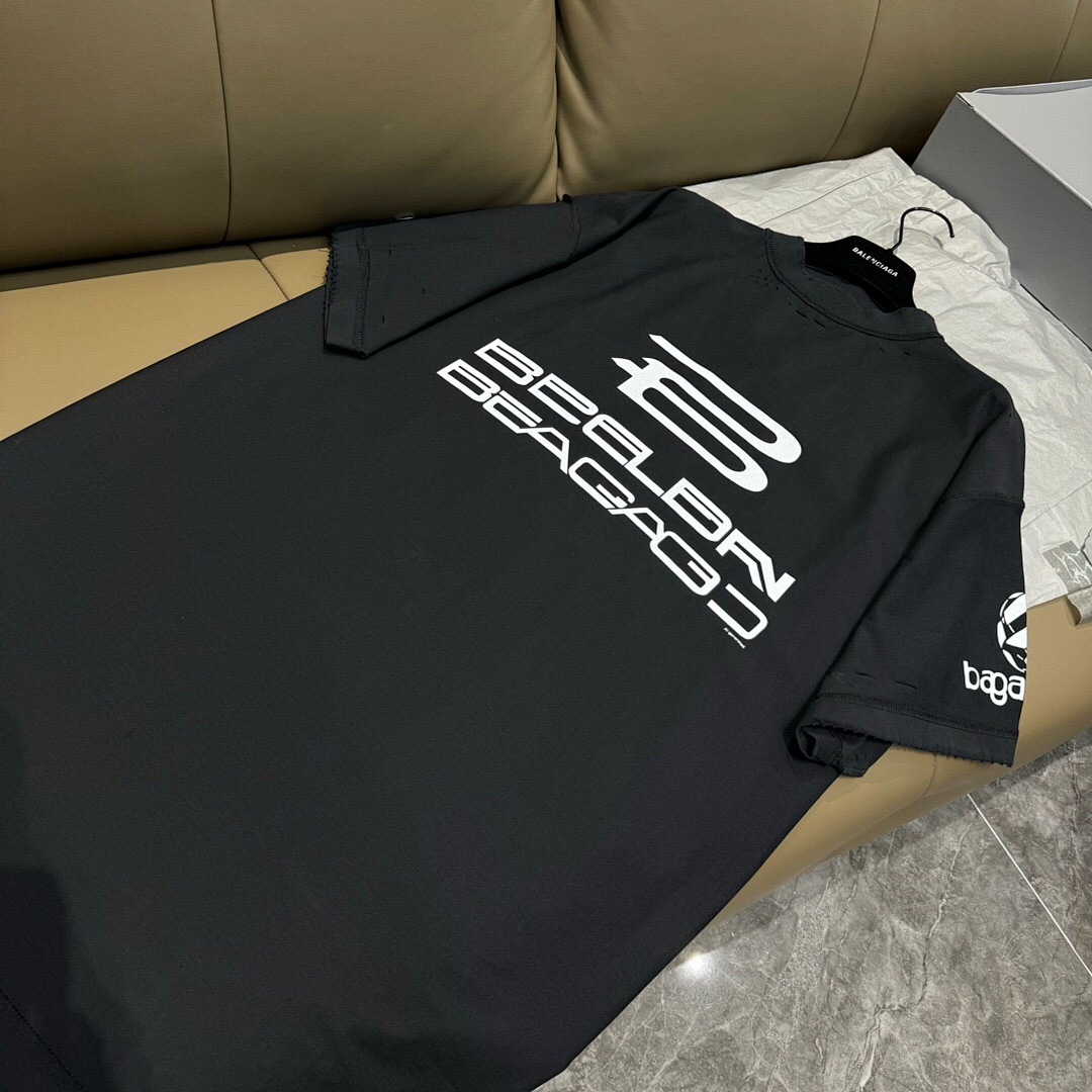 Balenciaga AI Short Sleeve (Black) - Image 6