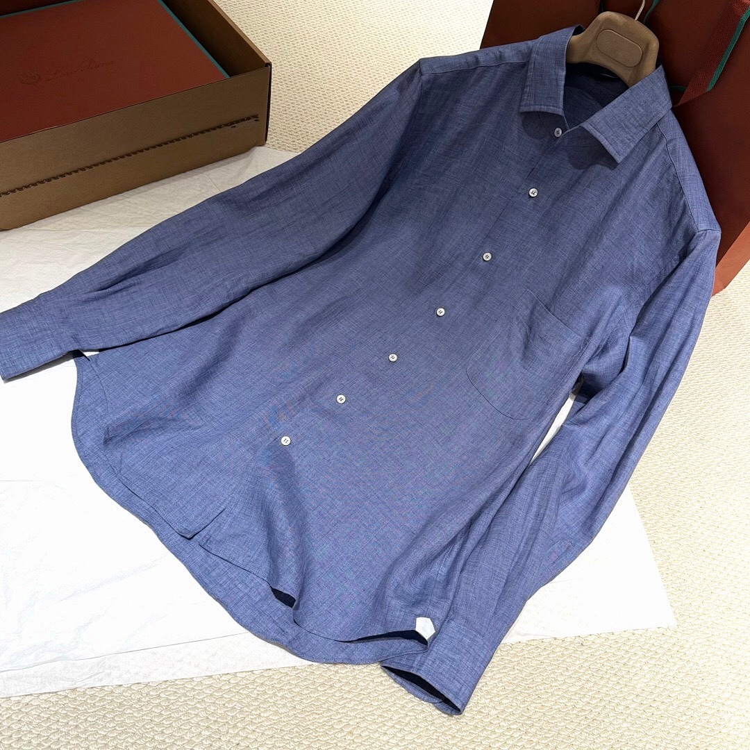 Unbranded Linen (Blue) - Image 5