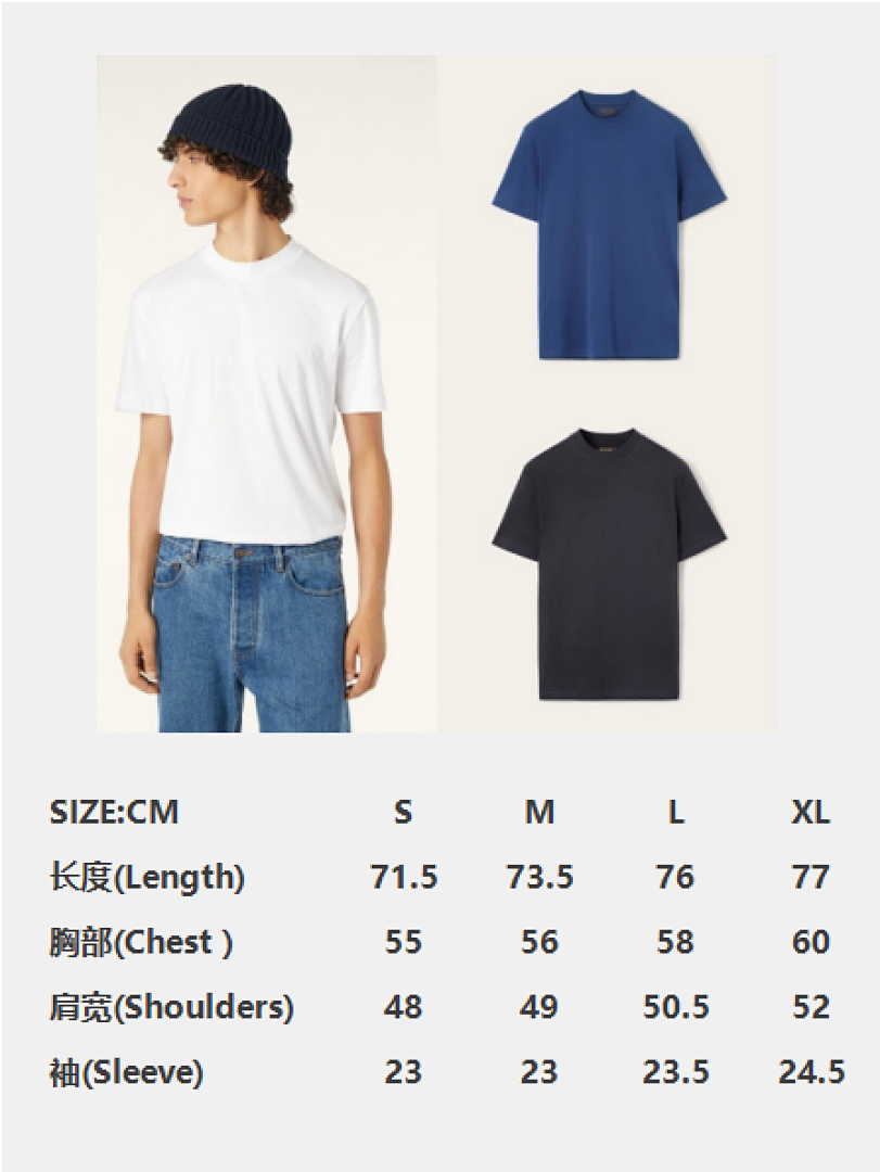Unbranded Solid Cotton Short Sleeve - Image 2