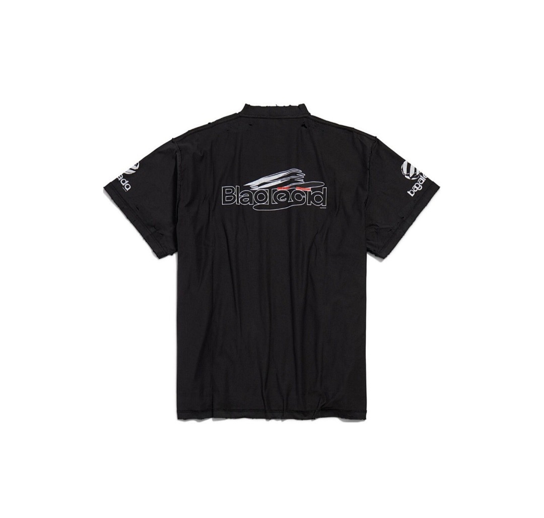 Balenciaga AI Short Sleeve (Black) - Image 4