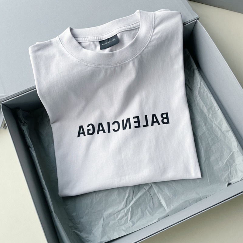 Balenciaga Print Short Sleeve (White)