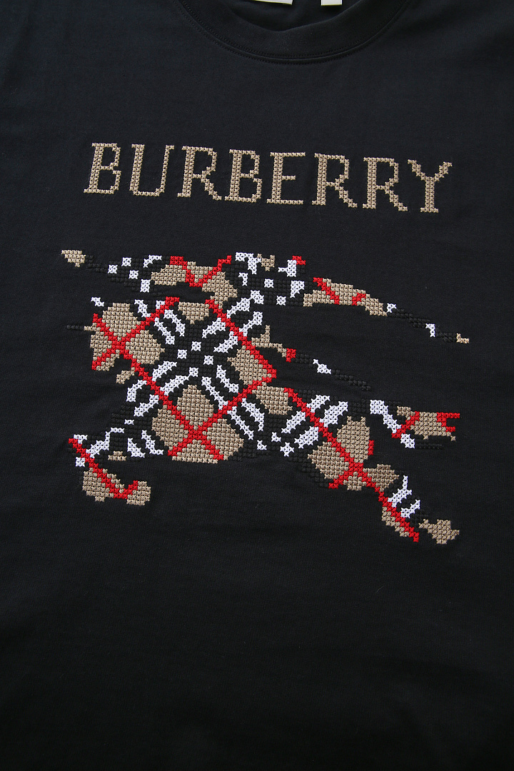 Burberry BR Plaid Short Sleeve (Black) - Image 15
