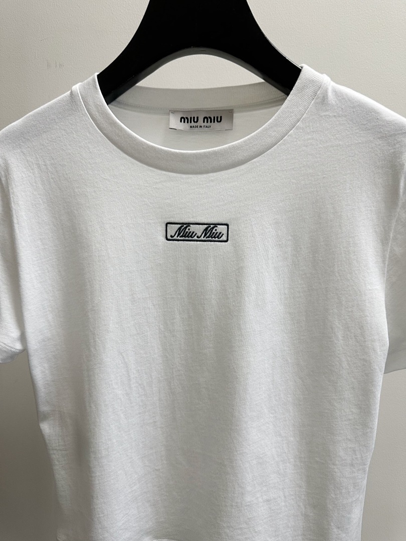 Unbranded MM Print Short Sleeve White (Women) - Image 6