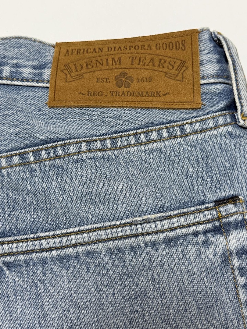 Unbranded Denim Cotton Floral (Blue) - Image 16