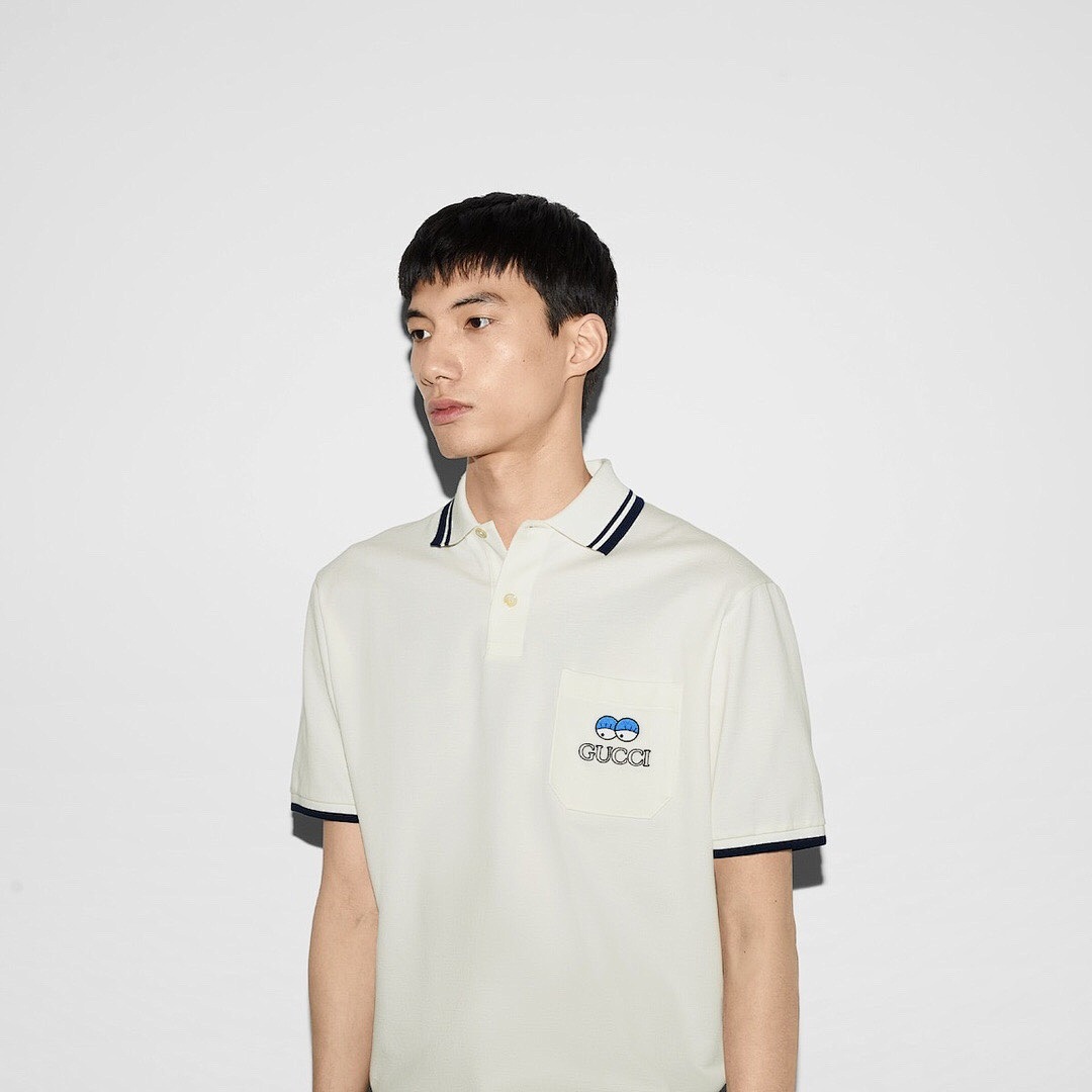 Ralph Lauren Khaki Embroidered POLO (White) - Image 16