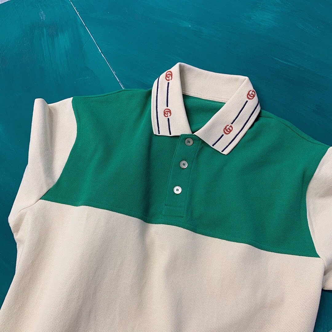 Ralph Lauren G Embroidered Green Patchwork POLO - Image 5