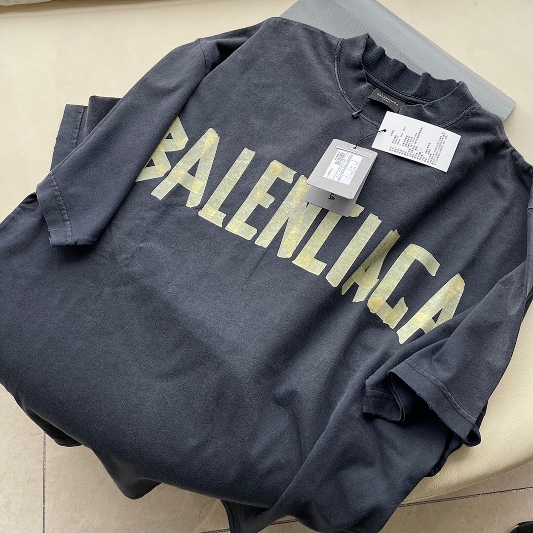 Balenciaga BA Gum Strap Short Sleeve - Image 11