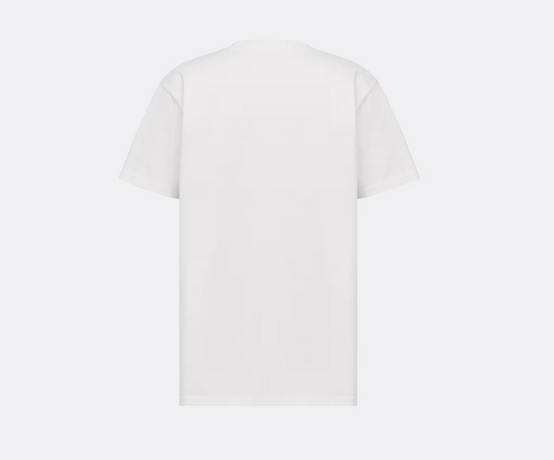 Unbranded CD Embroidered Short Sleeve (White) - Image 3