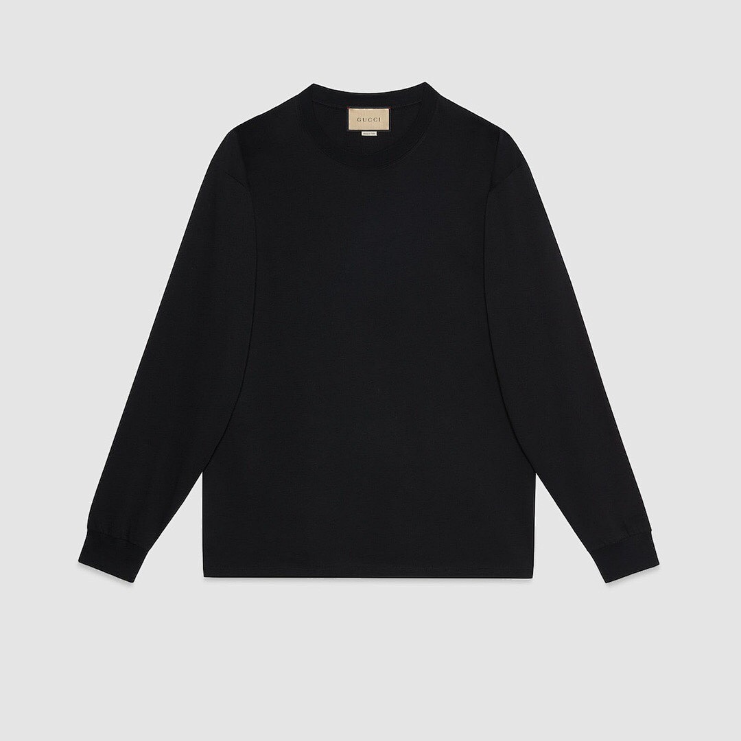 Gucci G Small Long Sleeve T (Black) - Image 2