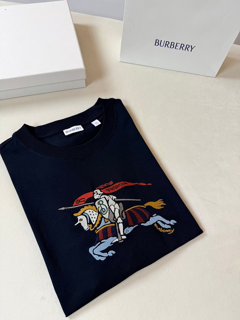 Burberry Color Embroidered T (Black) - Image 13