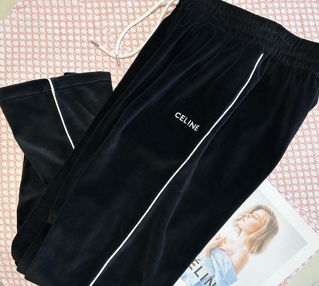 Celine CE Velvet Long (Black) - Image 6