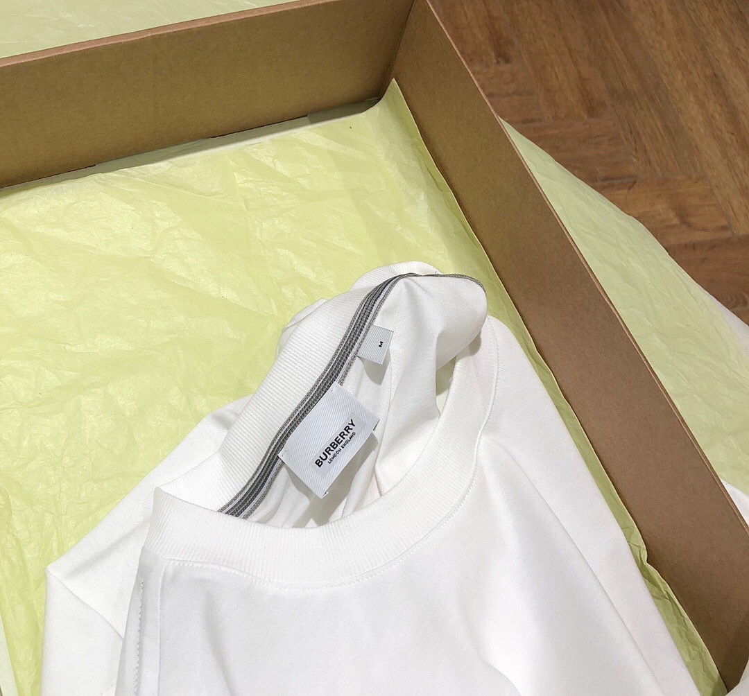 Burberry BU Small Label Short Sleeve (White) - Image 6
