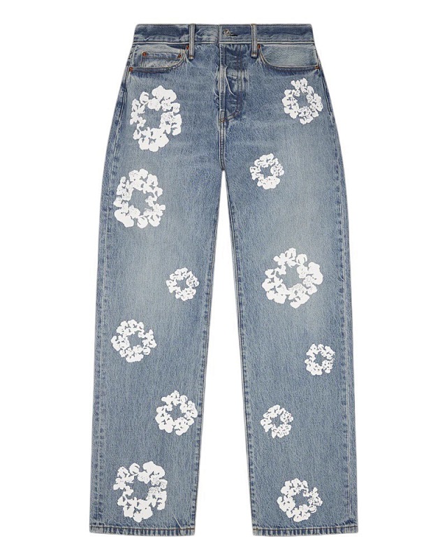 Unbranded Denim Cotton Floral (Blue)