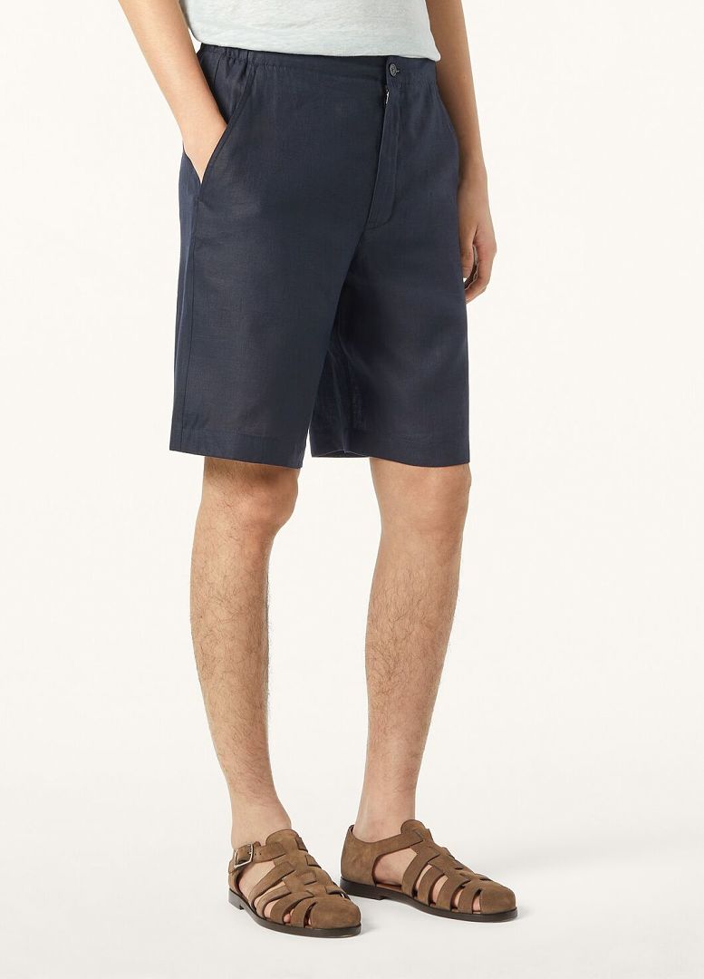 Unbranded Navy Linen Short - Image 15