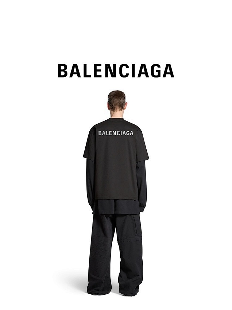 Balenciaga Light Short Sleeve (Black) - Image 11