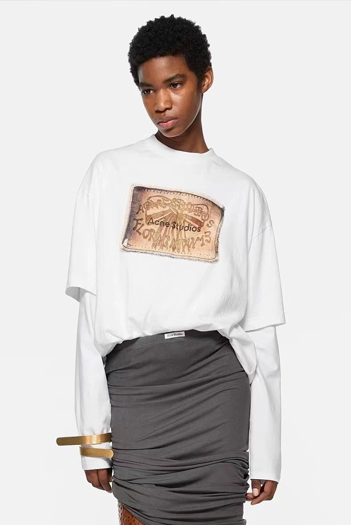 Unbranded Print Short Sleeve (White) - Image 9