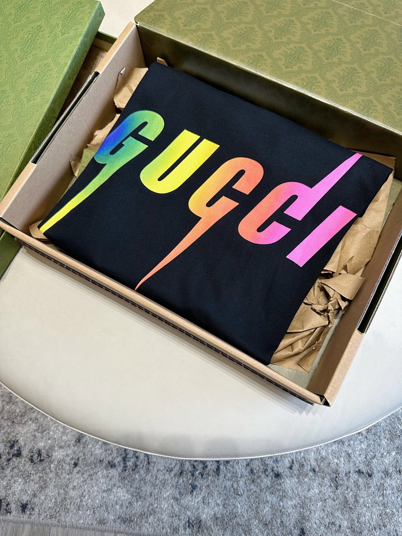 Gucci Color Electric Print Short Sleeve (Black) - Image 10