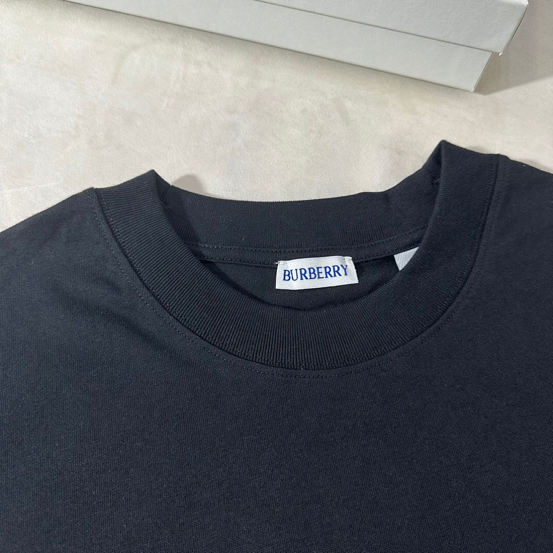 Burberry Gum Print Short Sleeve (Black) - Image 9