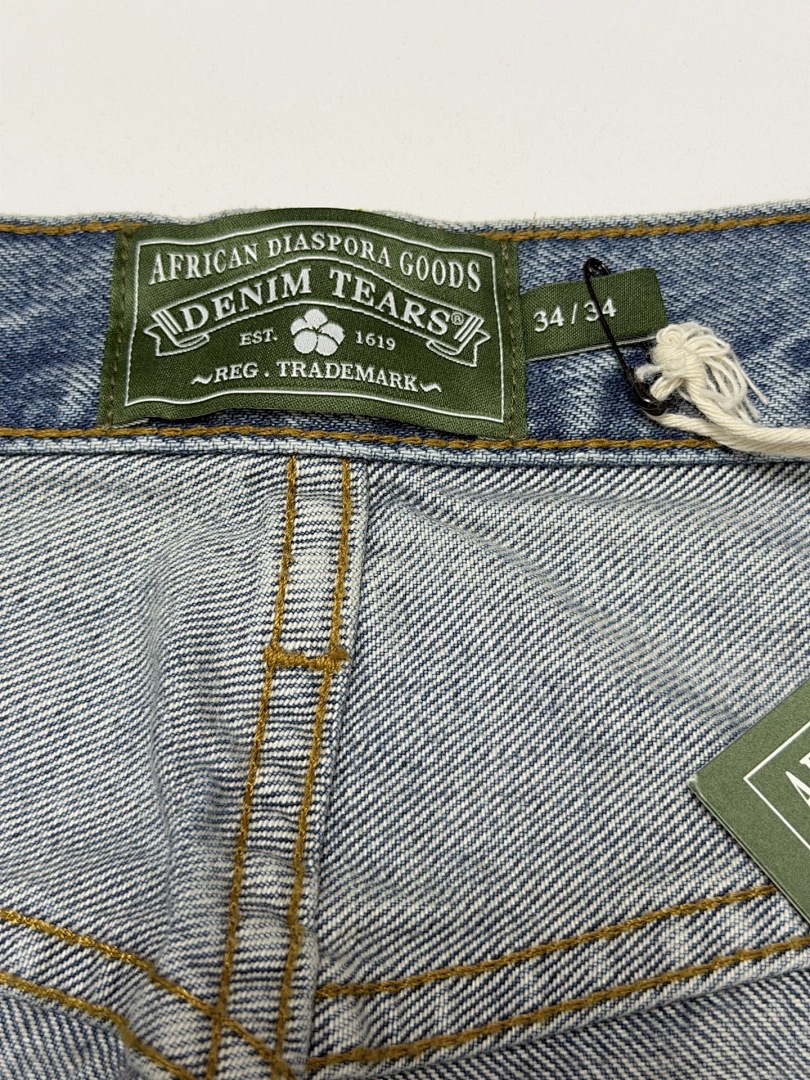 Unbranded Denim Cotton Floral (Blue) - Image 13