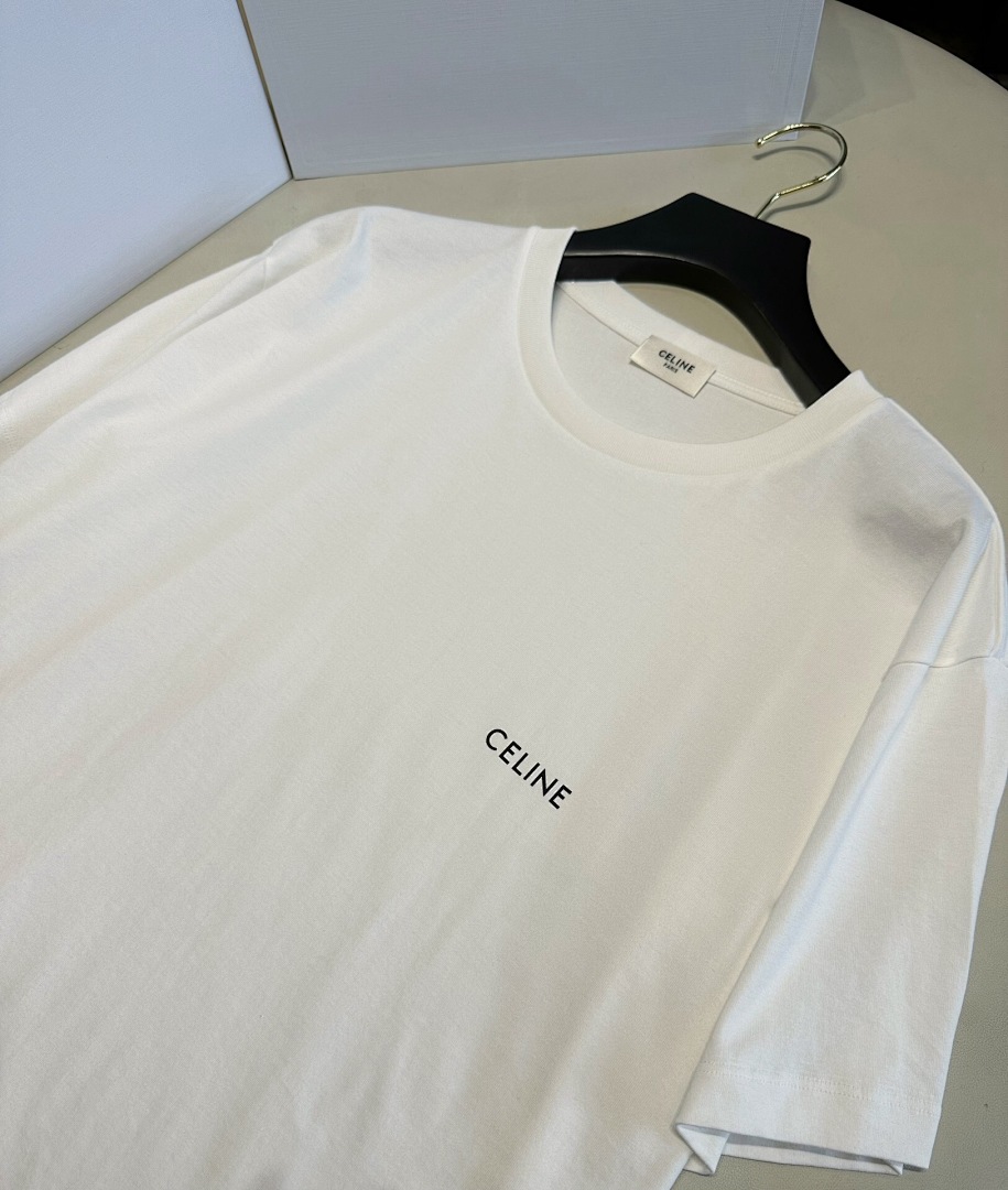 Celine C Small Short Sleeve (White) - Image 5