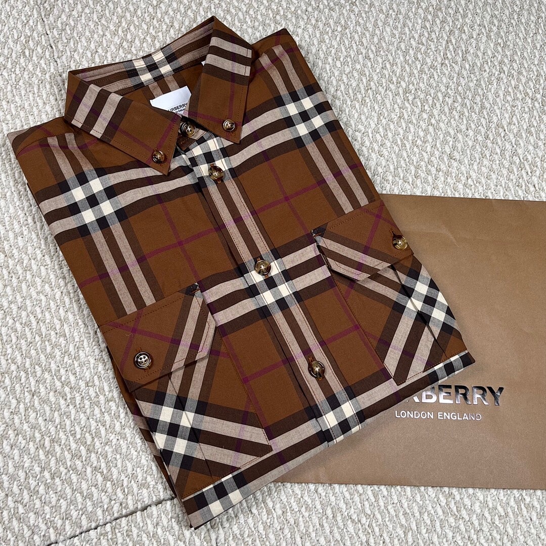 Burberry BR Stitching Plaid - Image 4