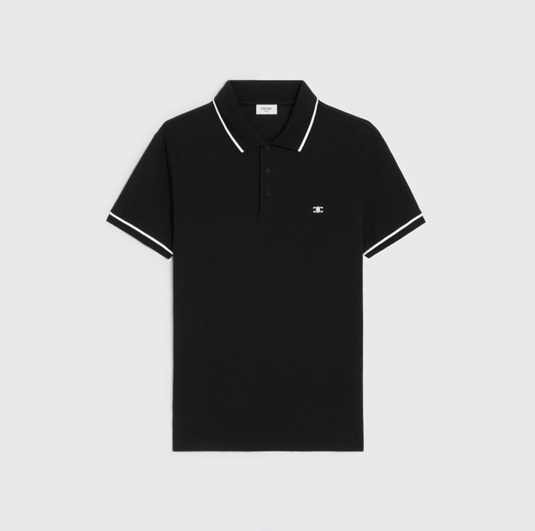 Chanel Double C Embroidered Polo (Black)