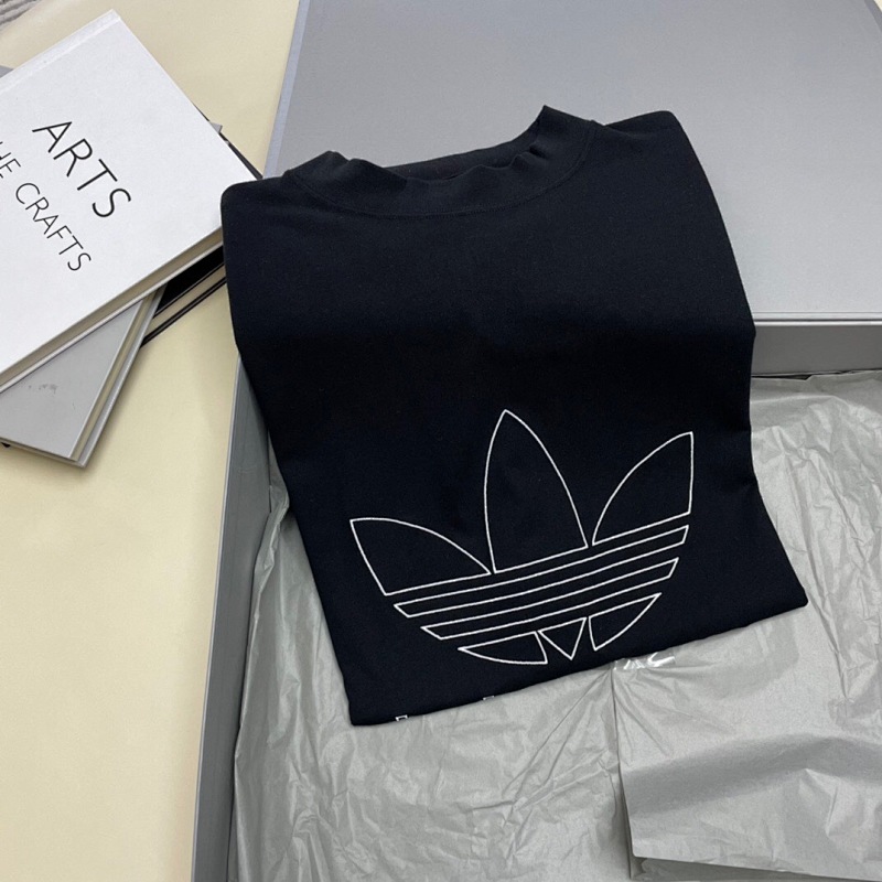 Balenciaga Triple Leaf Grass Collab Short Sleeve (Black)