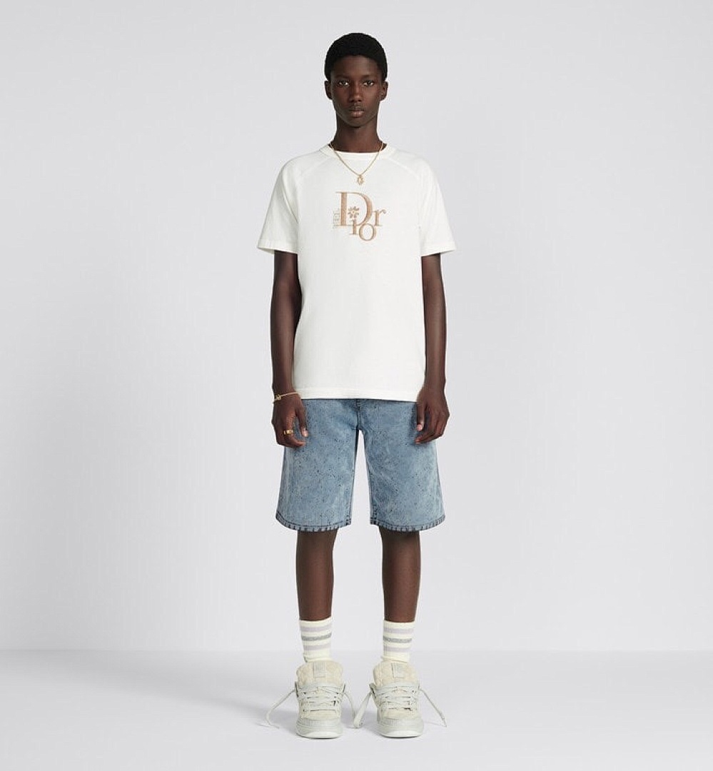 Unbranded DR Floral Embroidered Short Sleeve (White) - Image 13