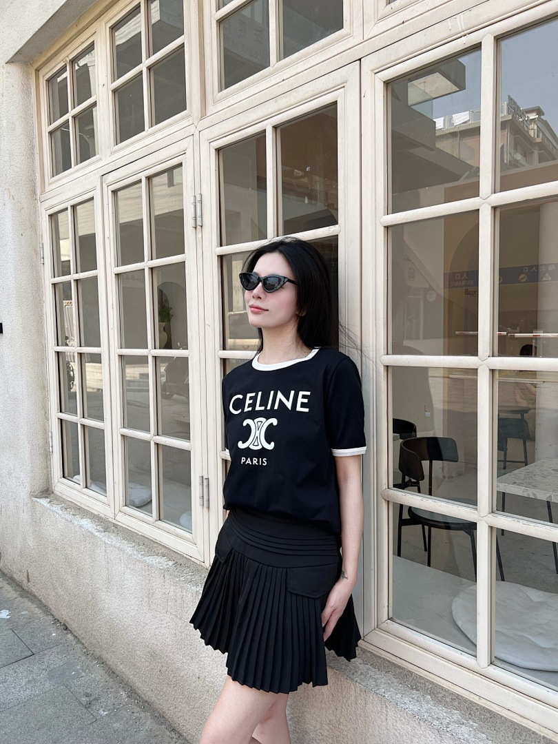 Chanel Double C Short Sleeve Black (Women) - Image 14