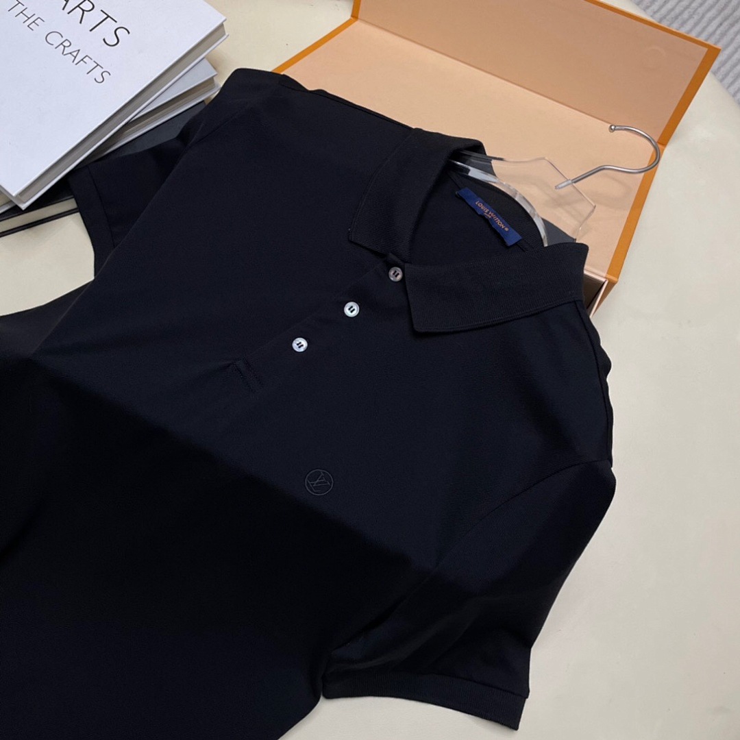 Ralph Lauren 1V Label Small Embroidered POLO (Black) - Image 5