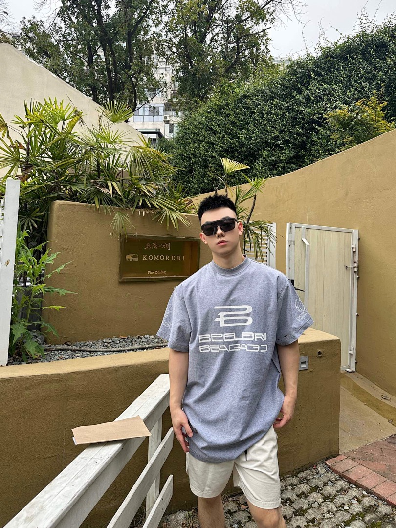 Balenciaga AI Short Sleeve (Grey) - Image 17