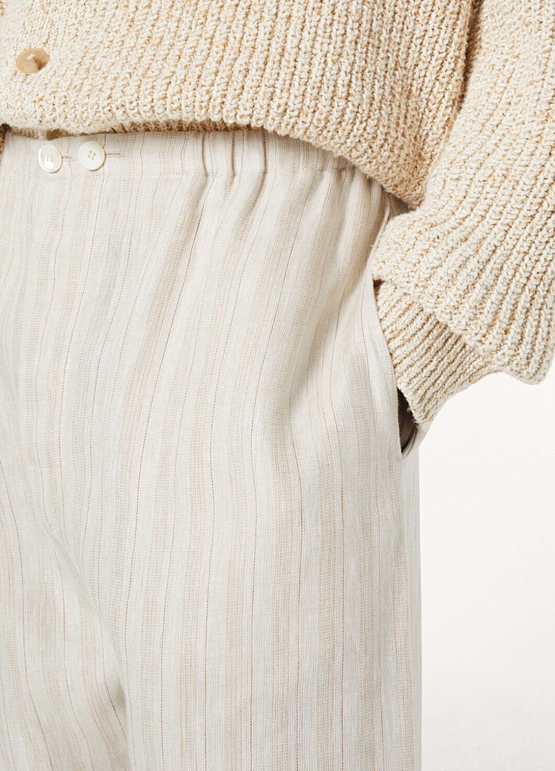 Unbranded Striped Linen Long - Image 5