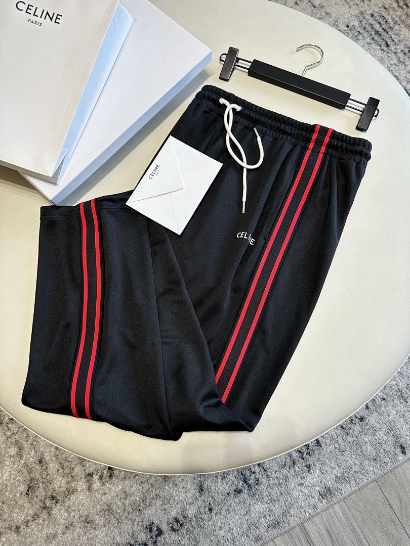 Celine C Red Striped Strap Long - Image 5