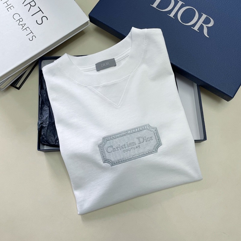 Unbranded CD Embroidered Short Sleeve (White)