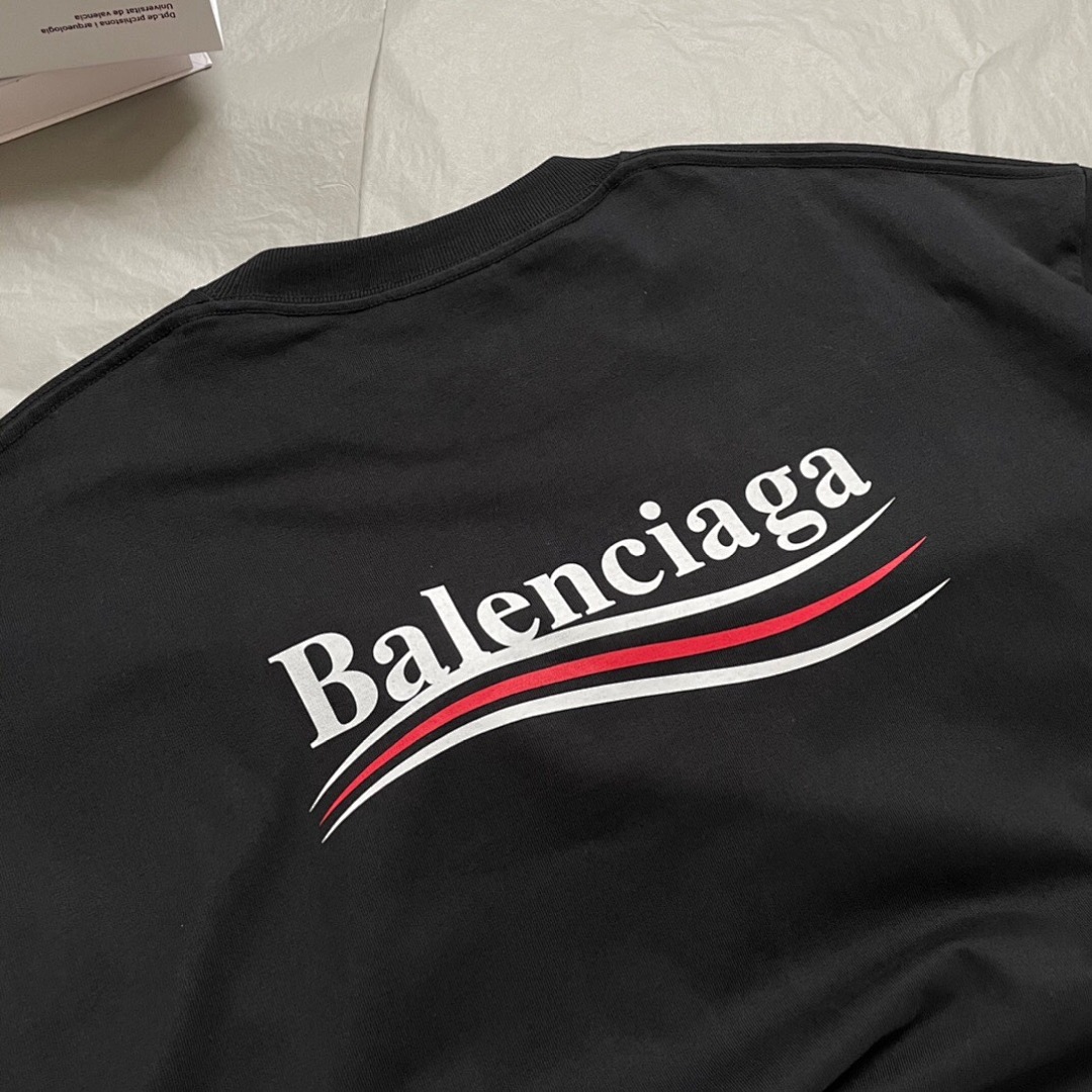Balenciaga Short Sleeve (Black) - Image 6
