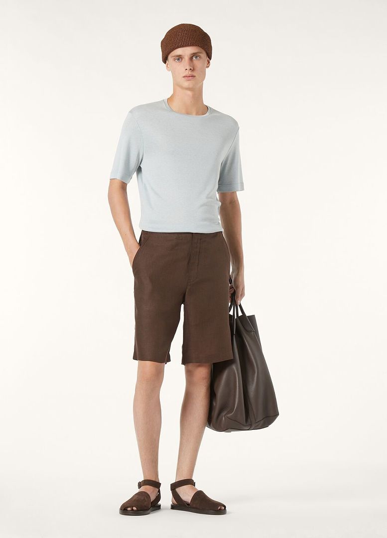 Unbranded Silk Cotton Short Sleeve Apricot (Cream) - Image 18