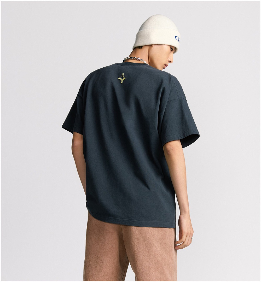 Unbranded DR Star Embroidered T - Image 14