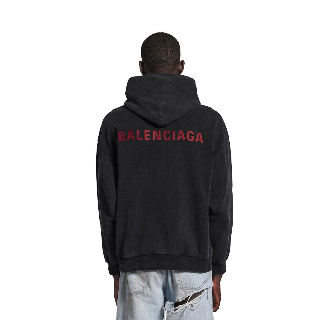 Balenciaga BA Red Embroidered - Image 4