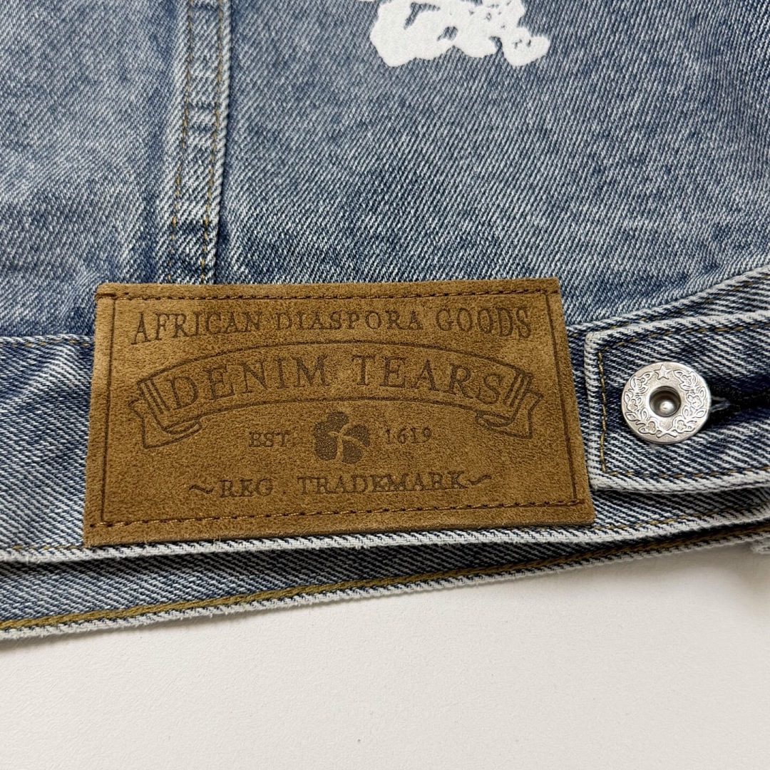 Unbranded Denim Cotton Floral (Blue) - Image 13