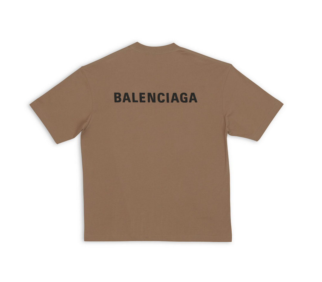 Balenciaga Coffee Embroidered T - Image 3